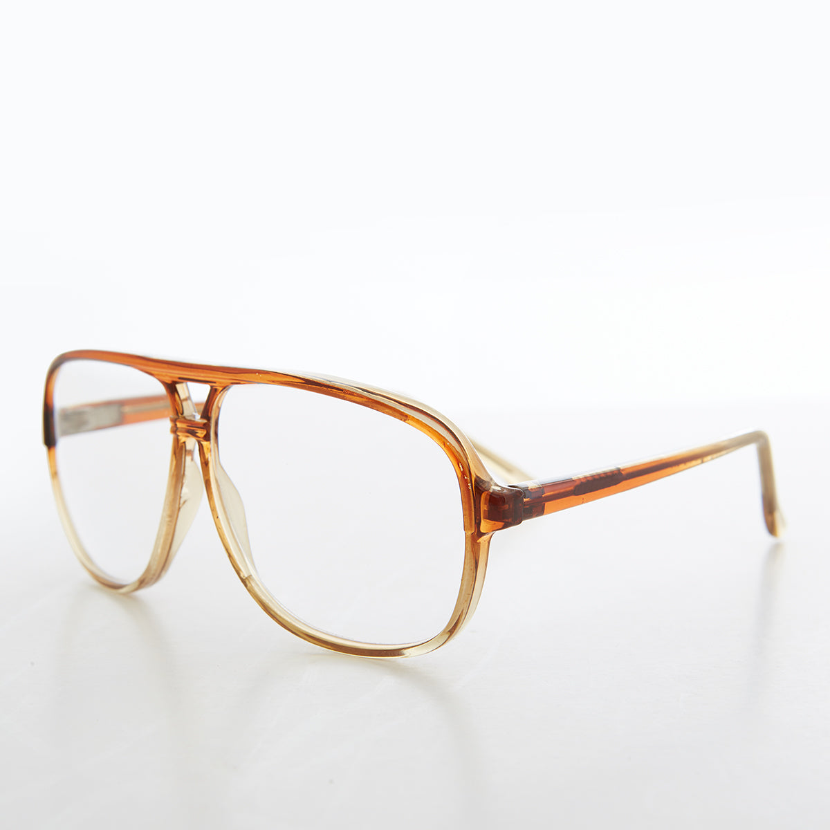 square deadstock retro aviator reading glasses