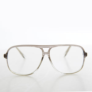 square deadstock retro aviator reading glasses