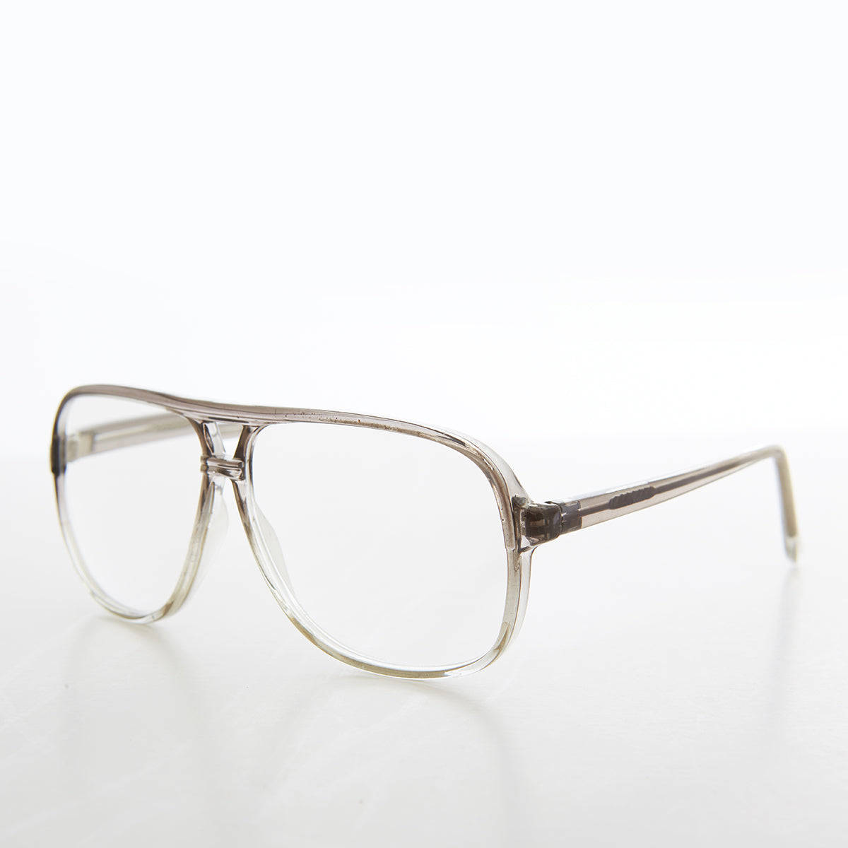 square deadstock retro aviator reading glasses