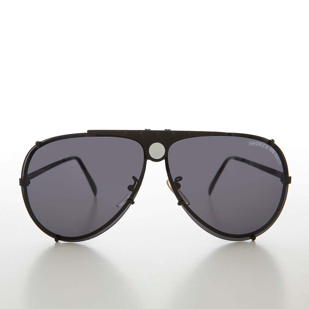 Aviator Sunglass with Interchangeable Clear Lens