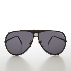 Aviator Sunglass with Interchangeable Clear Lens