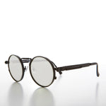 Load image into Gallery viewer, round steampunk sunglasses with mirror lenses
