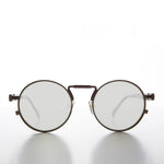 Load image into Gallery viewer, round steampunk sunglasses with mirror lenses
