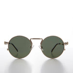 Load image into Gallery viewer, Round Silver Goth Steampunk Sunglass
