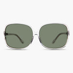 Load image into Gallery viewer, oversized women&#39;s retro sunglass with polarized lenses
