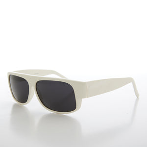 White Flat Top Vintage Sunglass
