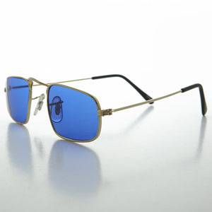 blue tinted lens ben franklin sunglasses
