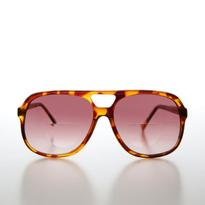 Large Bifocal Aviator Sunglass Reader