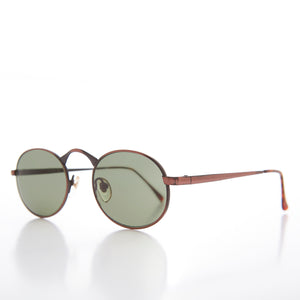 Victorian Oval Industrial Metal Vintage Sunglass