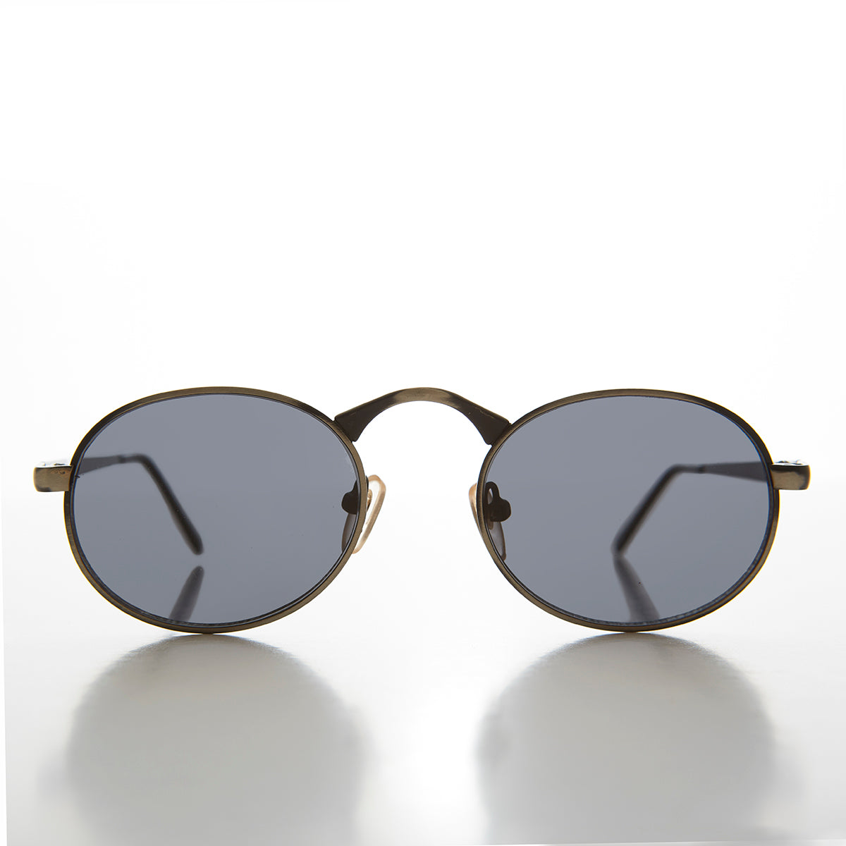 Victorian Oval Industrial Metal Vintage Sunglass
