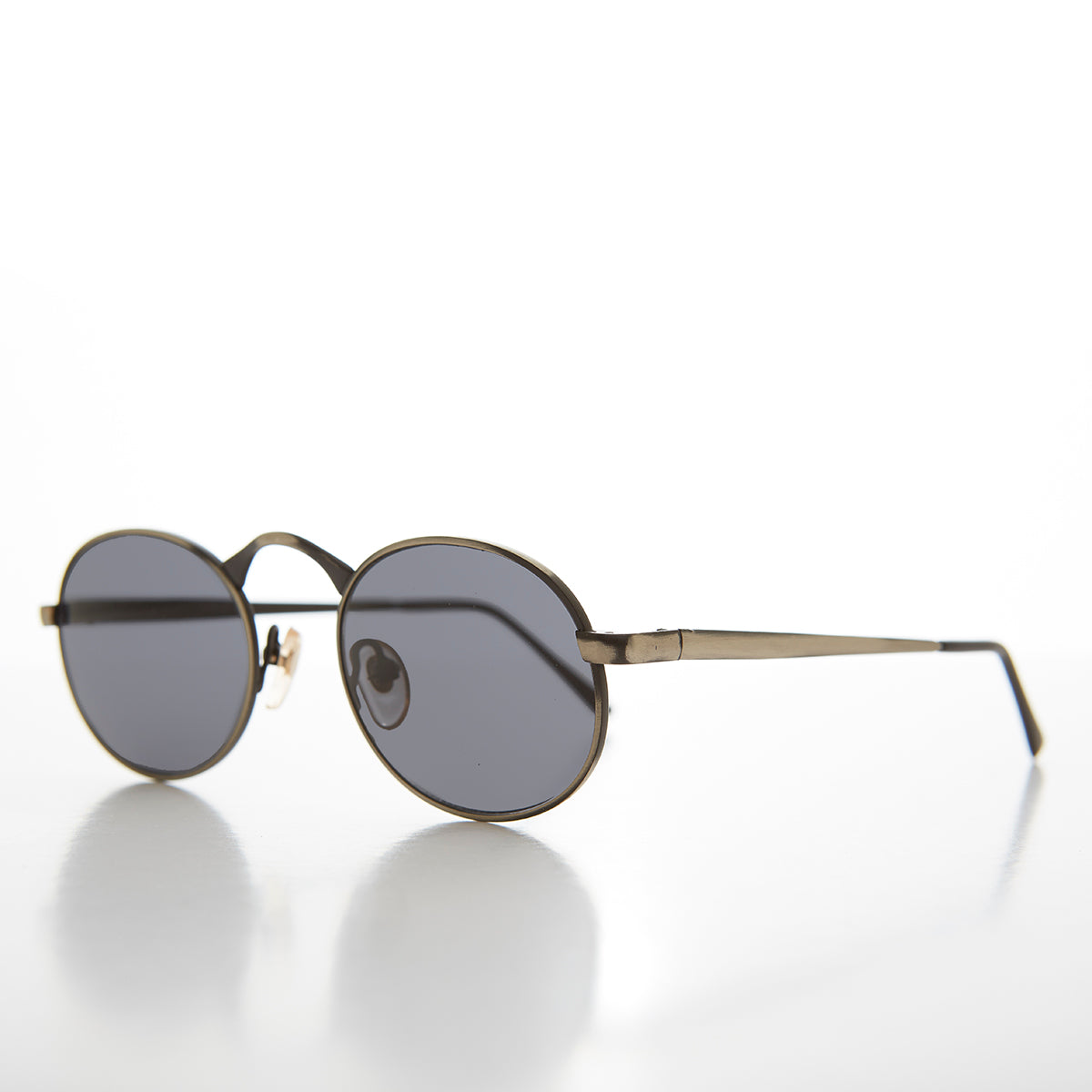 Victorian Oval Industrial Metal Vintage Sunglass