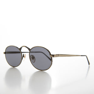 Victorian Oval Industrial Metal Vintage Sunglass