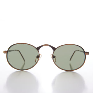 Victorian Oval Industrial Metal Vintage Sunglass