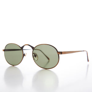 Victorian Oval Industrial Metal Vintage Sunglass