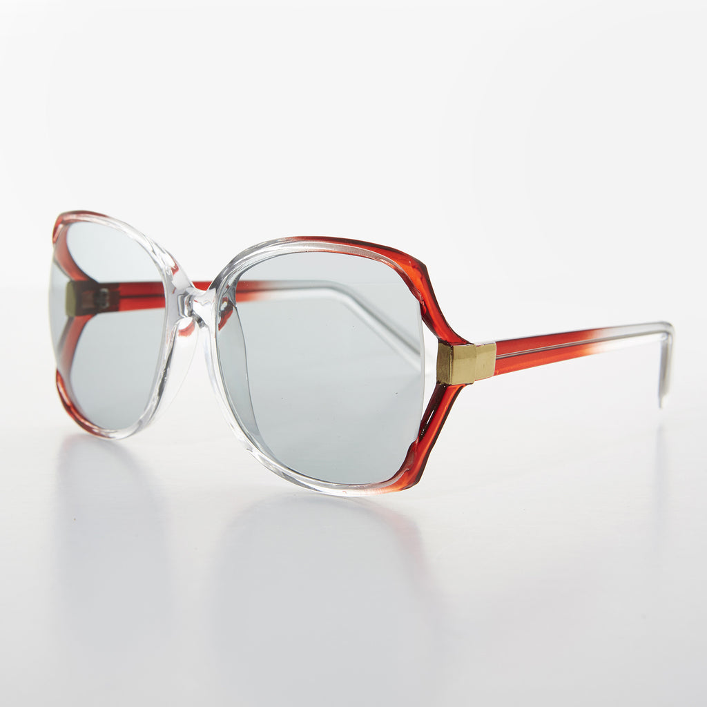 oversized womens butterfly vintage sunglass with transition lens
