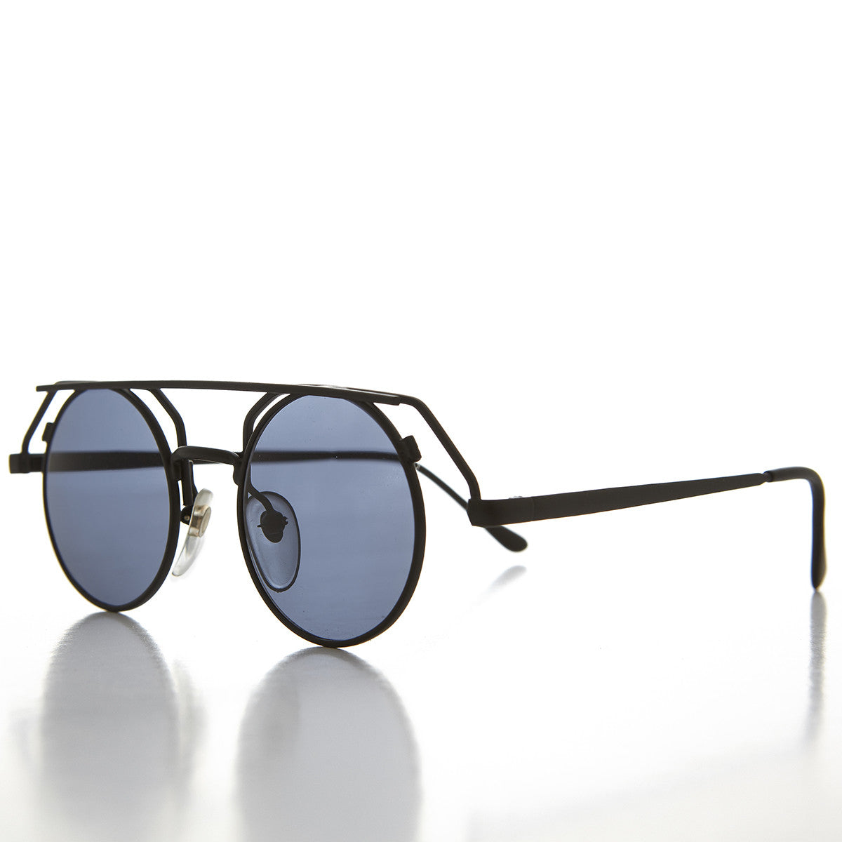 90s Round Steampunk Goth Vintage Sunglass 