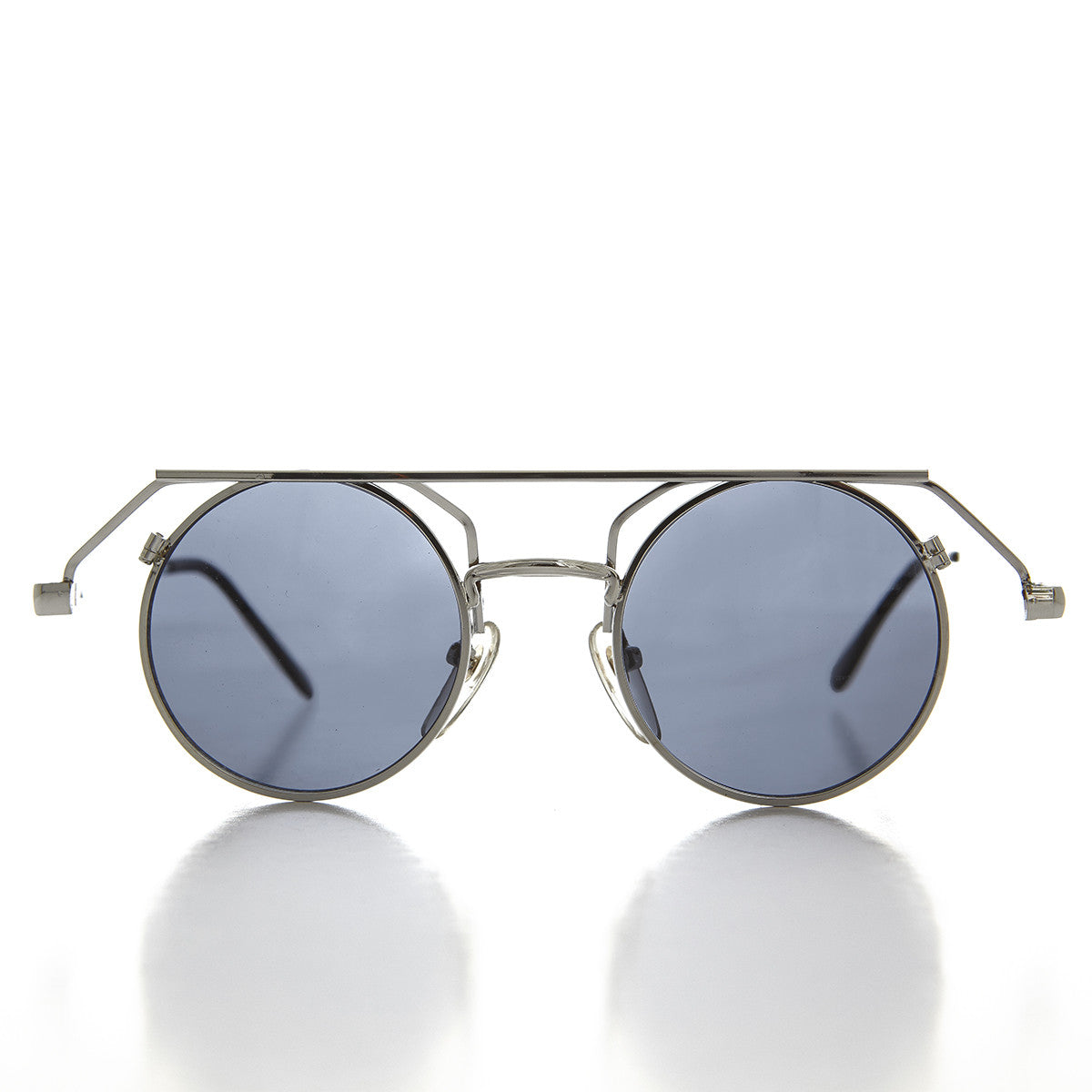 90s Round Steampunk Goth Vintage Sunglass 