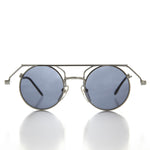 Load image into Gallery viewer, 90s Round Steampunk Goth Vintage Sunglass 
