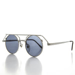 Load image into Gallery viewer, 90s Round Steampunk Goth Vintage Sunglass 

