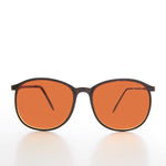 Load image into Gallery viewer, round preppy vintage sunglasses with amber lenses
