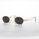 Load image into Gallery viewer, Super Rare Vintage Steampunk Sunglass with Metal Nose Piece
