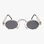 Load image into Gallery viewer, Ultimate Silver Steampunk Sunglass 
