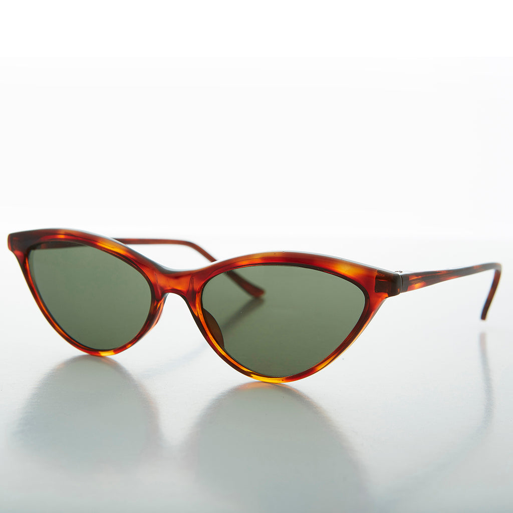 90s Thin Pointed Tip Cat Eye Vintage Sunglass