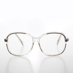 Load image into Gallery viewer, Clear Women&#39;s Retro Reading Glasses with Color Accents - Kara
