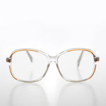 Load image into Gallery viewer, Clear Women&#39;s Retro Reading Glasses with Color Accents - Kara

