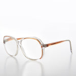 Load image into Gallery viewer, Clear Women&#39;s Retro Reading Glasses with Color Accents - Kara
