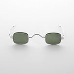 Load image into Gallery viewer, small square victorian sliding temple vintage sunglasses
