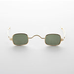 Load image into Gallery viewer, small square victorian sliding temple vintage sunglasses
