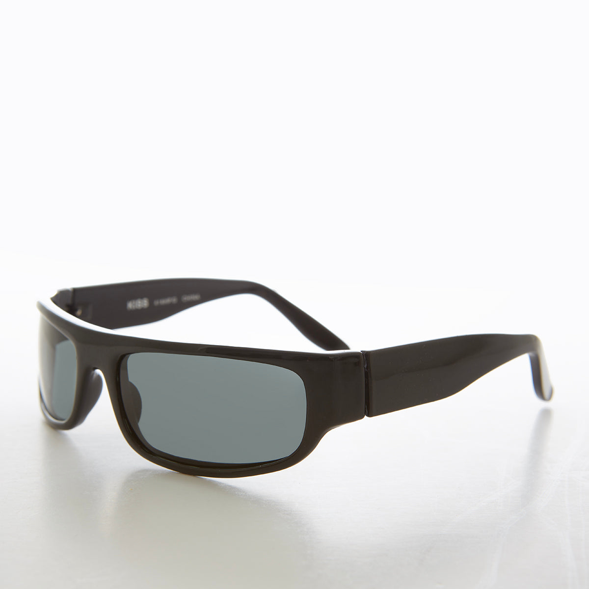 Rectangular Retro Sunglasses - Black