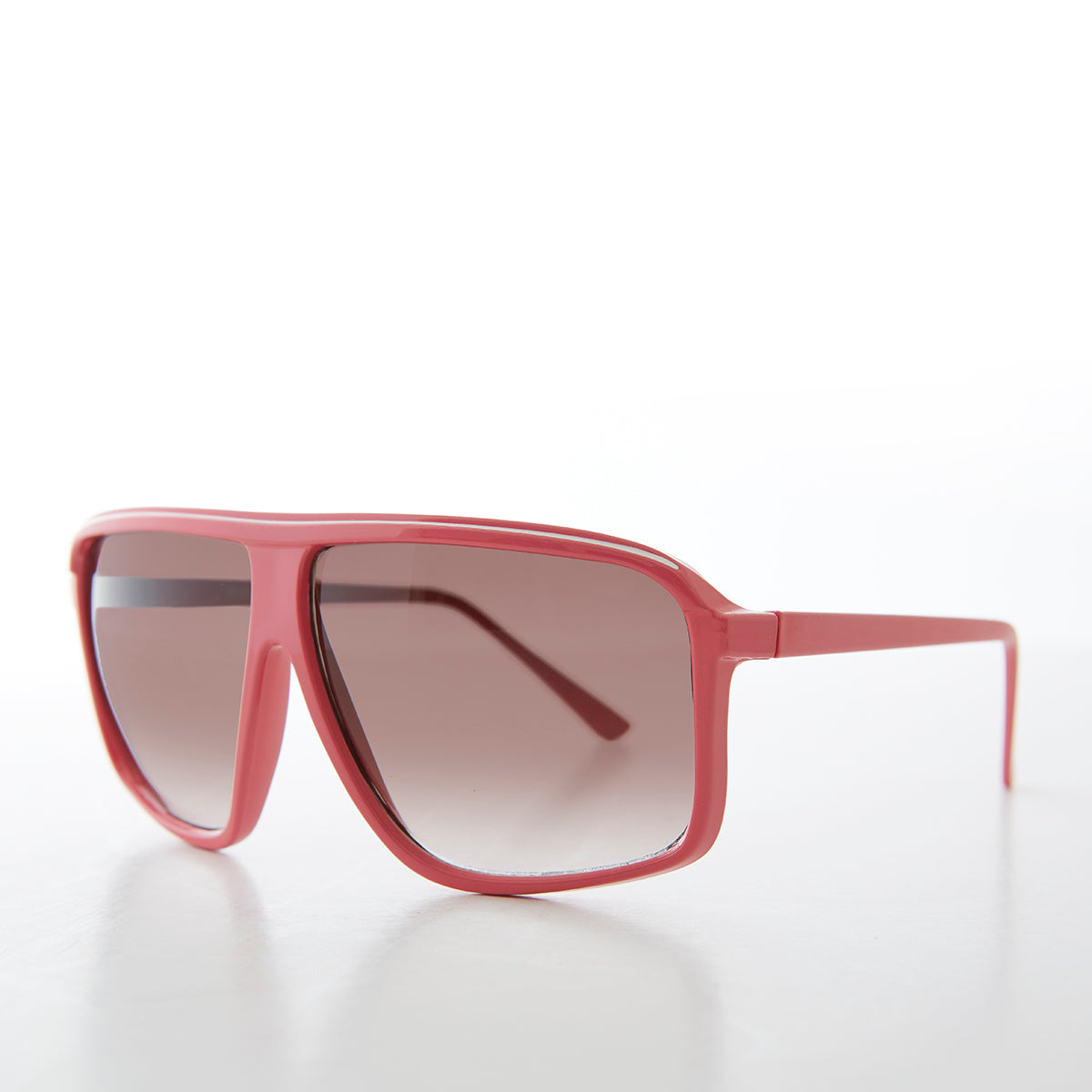 large pink aviator sunglasses
