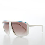 Load image into Gallery viewer, large white aviator sunglasses
