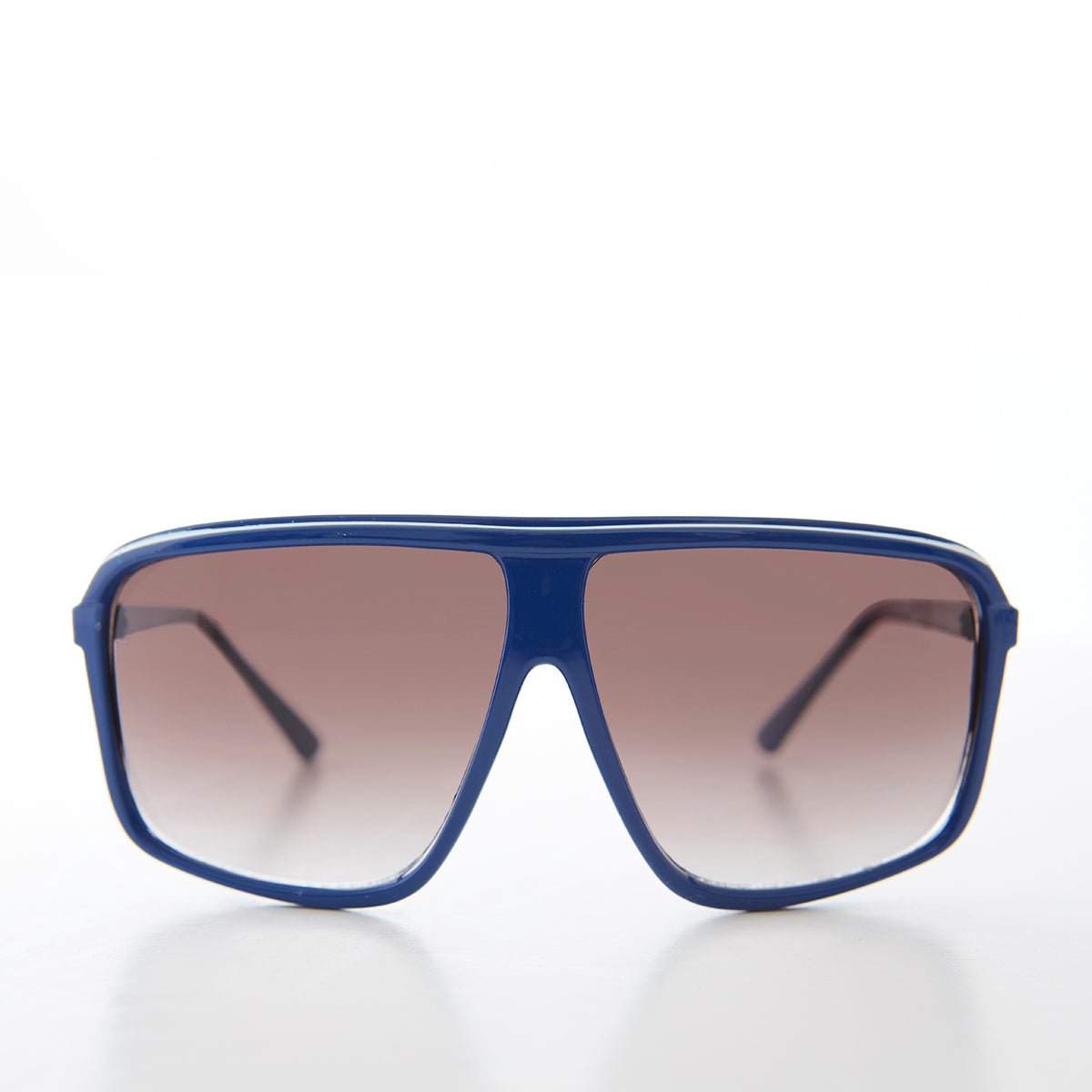 large blue aviator sunglasses