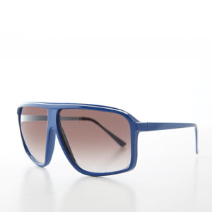 large blue aviator sunglasses