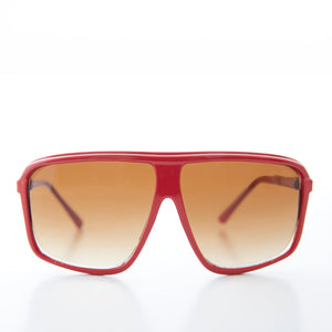 large red aviator sunglasses