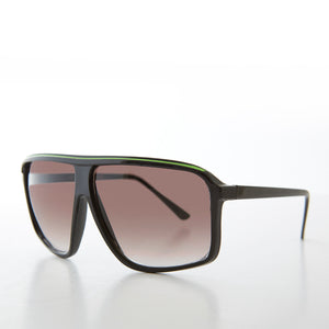 large black aviator sunglasses