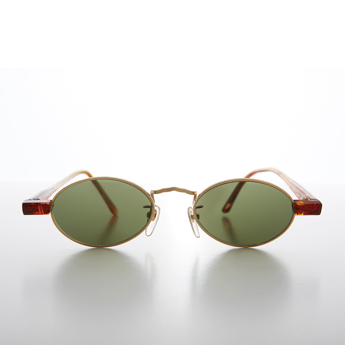 Small Oval Spectacle Style Vintage Sunglasses