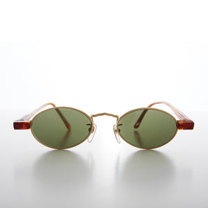 Small Oval Spectacle Style Vintage Sunglasses