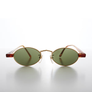 Small Oval Spectacle Style Vintage Sunglasses