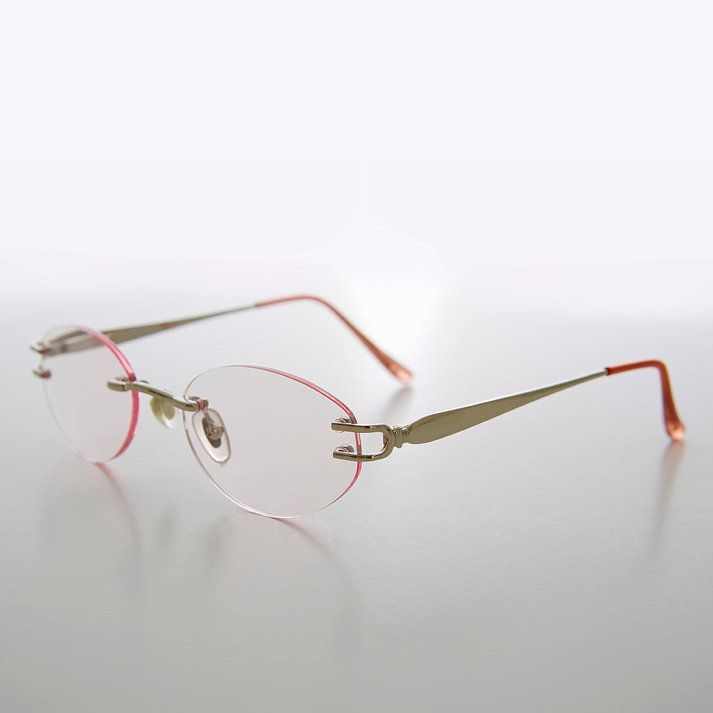 Oval Reading Glasses with Soft Tinted Lens