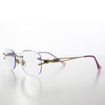 Load image into Gallery viewer, Oval Rimless Colored Lens Lightweight Reading Glasses - Leona
