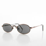 Load image into Gallery viewer, oval punk metal vintage sunglasses

