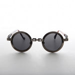 Load image into Gallery viewer, Round Vintage Sunglass with Chain Bridge - Link
