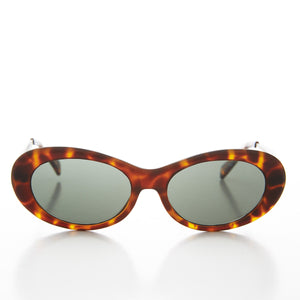 Oval Mod Punk Cateye 90s Vintage Sunglass 