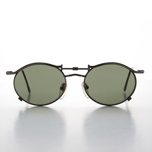 90s goth steampunk sunglasses