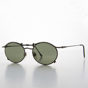90s goth steampunk sunglasses