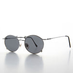 Load image into Gallery viewer, oval metal stempunk vintage sunglasses
